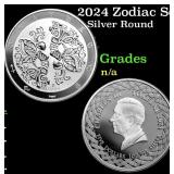 2024 Zodiac Series Gemini 1 oz Silver Tokelau $5