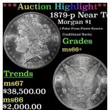 *Highlight* 1879-p Morgan Dollar Near Top Pop! $1