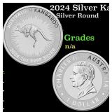 2024 Silver Kangaroo 1 oz .999 Silver Australia $1