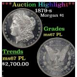 *Highlight* 1879-s Morgan Dollar $1 ms67 PL SEGS (