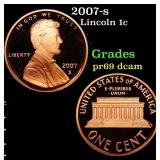 2007-s Proof Lincoln Cent 1c Grades GEM++ Proof De