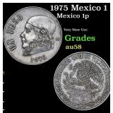 1975 Mexico 1 Peso Tall Narrow Date KM# 460 Grades