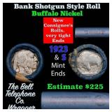 Buffalo Nickel Shotgun Roll in Old Bank Style 