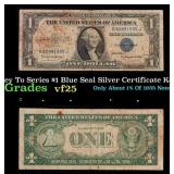 1935H Key To Series $1 Blue Seal Silver Certificat