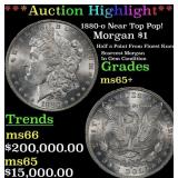 ***Major Highlight*** 1880-o Morgan Dollar Near To