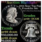 ***Major Highlight*** 1954 Proof Franklin Half Dol