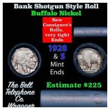 Buffalo Nickel Shotgun Roll in Old Bank Style 