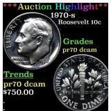 ***Auction Highlight*** 1970-s Proof Roosevelt Dim