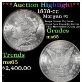 ***Major Highlight*** 1878-cc Morgan Dollar $1 ms6