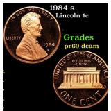 1984-s Proof Lincoln Cent 1c Grades GEM++ Proof De