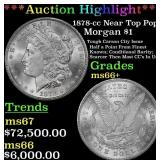 ***Major Highlight*** 1878-cc Morgan Dollar Near T
