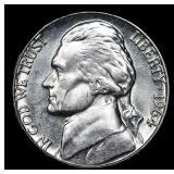 1964-d Jefferson Nickel 5c Grades GEM++ Unc