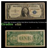 1935G Key To Series $1 Blue Seal Silver Certificat