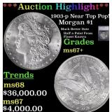 ***Major Highlight*** 1903-p Morgan Dollar Near To