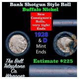 Buffalo Nickel Shotgun Roll in Old Bank Style 