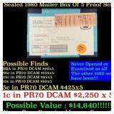 Original sealed box 5- 1980 United States Mint Pro