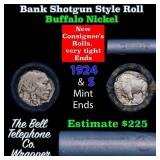 Buffalo Nickel Shotgun Roll in Old Bank Style 