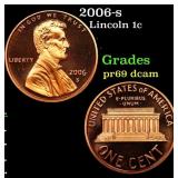 2006-s Proof Lincoln Cent 1c Grades GEM++ Proof De