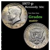 1977-p Kennedy Half Dollar 50c Grades Choice+ Unc
