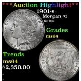 ***Major Highlight*** 1901-s Morgan Dollar $1 ms64