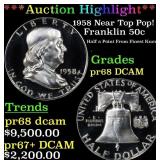 ***Major Highlight*** 1958 Proof Franklin Half Dol