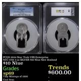 PCGS PCGS 2024 Star Trek USS Enterprise NCC-1701 3