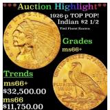 ***Major Highlight*** 1926-p Gold Indian Quarter E