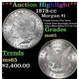 ***Major Highlight*** 1878-cc Morgan Dollar $1 ms6