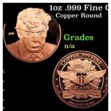 1oz .999 Fine Copper Bullion Round - Donald Trump