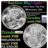 ***Major Highlight*** 1935-s Mercury Dime Near Top