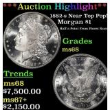 ***Major Highlight*** 1882-s Morgan Dollar Near To