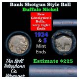 Buffalo Nickel Shotgun Roll in Old Bank Style 