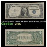 **Star Note** 1957B $1 Blue Seal Silver Certificat