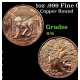 1oz .999 Fine Copper Bullion Round - Garm The Hell