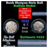 Buffalo Nickel Shotgun Roll in Old Bank Style 