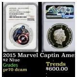NGC  2015 Marvel Captin America Colorized Avengers