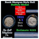 Buffalo Nickel Shotgun Roll in Old Bank Style 