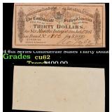 1864 6th Series Confederate States Thirty Dollars