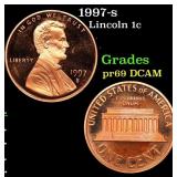 1997-s Proof Lincoln Cent 1c Grades GEM++ Proof De