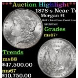 *Highlight* 1878-s Morgan Dollar Near Top Pop! $1