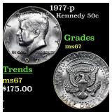 1977-p Kennedy Half Dollar 50c Grades GEM++ Unc