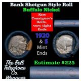 Buffalo Nickel Shotgun Roll in Old Bank Style 