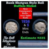 Buffalo Nickel Shotgun Roll in Old Bank Style 