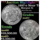 *Highlight* 1887-o Morgan Dollar Near Top Pop! $1