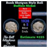 Buffalo Nickel Shotgun Roll in Old Bank Style 