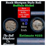 Buffalo Nickel Shotgun Roll in Old Bank Style 