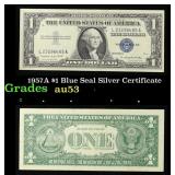 1957A $1 Blue Seal Silver Certificate Grades Selec