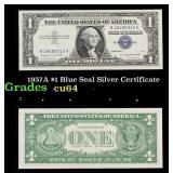 1957A $1 Blue Seal Silver Certificate Grades Choic