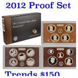 1980 United Stated Mint Proof Set 6 coins
