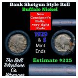 Buffalo Nickel Shotgun Roll in Old Bank Style 